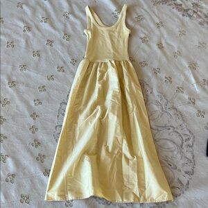 & Other Stories yellow maxi dress